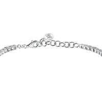 tesori bracelet 925 silver white & sapphire solo cz 19cm