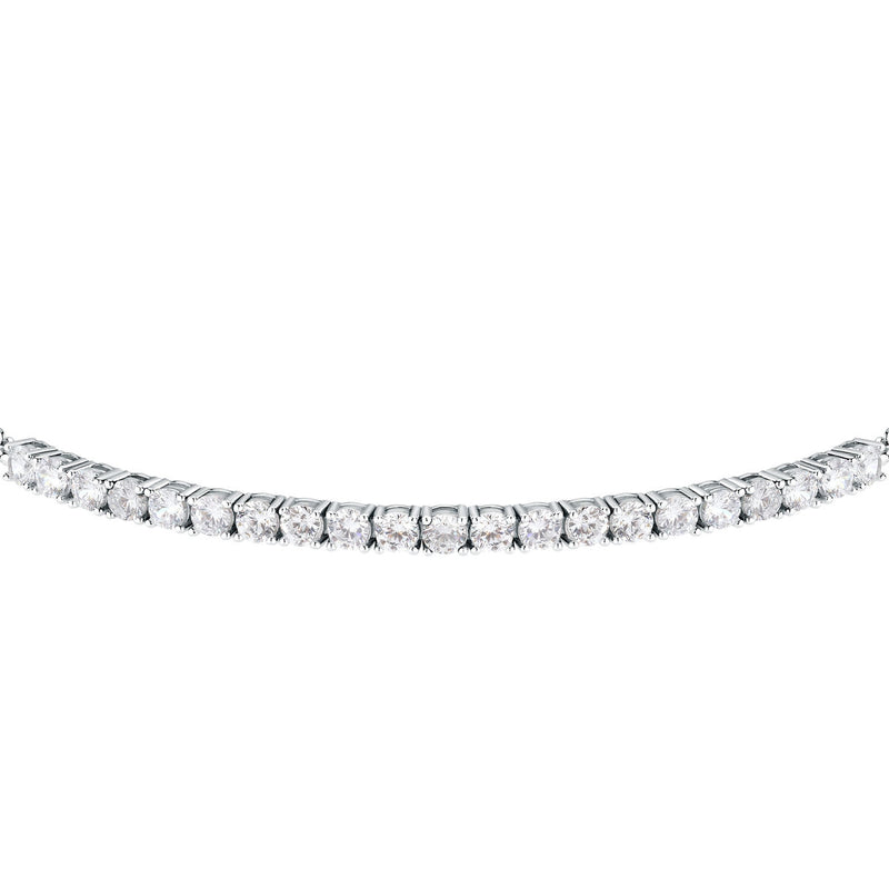 tesori bracelet 925 silver white  cz 19cm