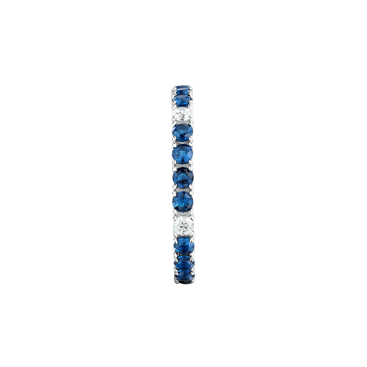 tesori ring 925 silver white & quad sapphire cz 160p