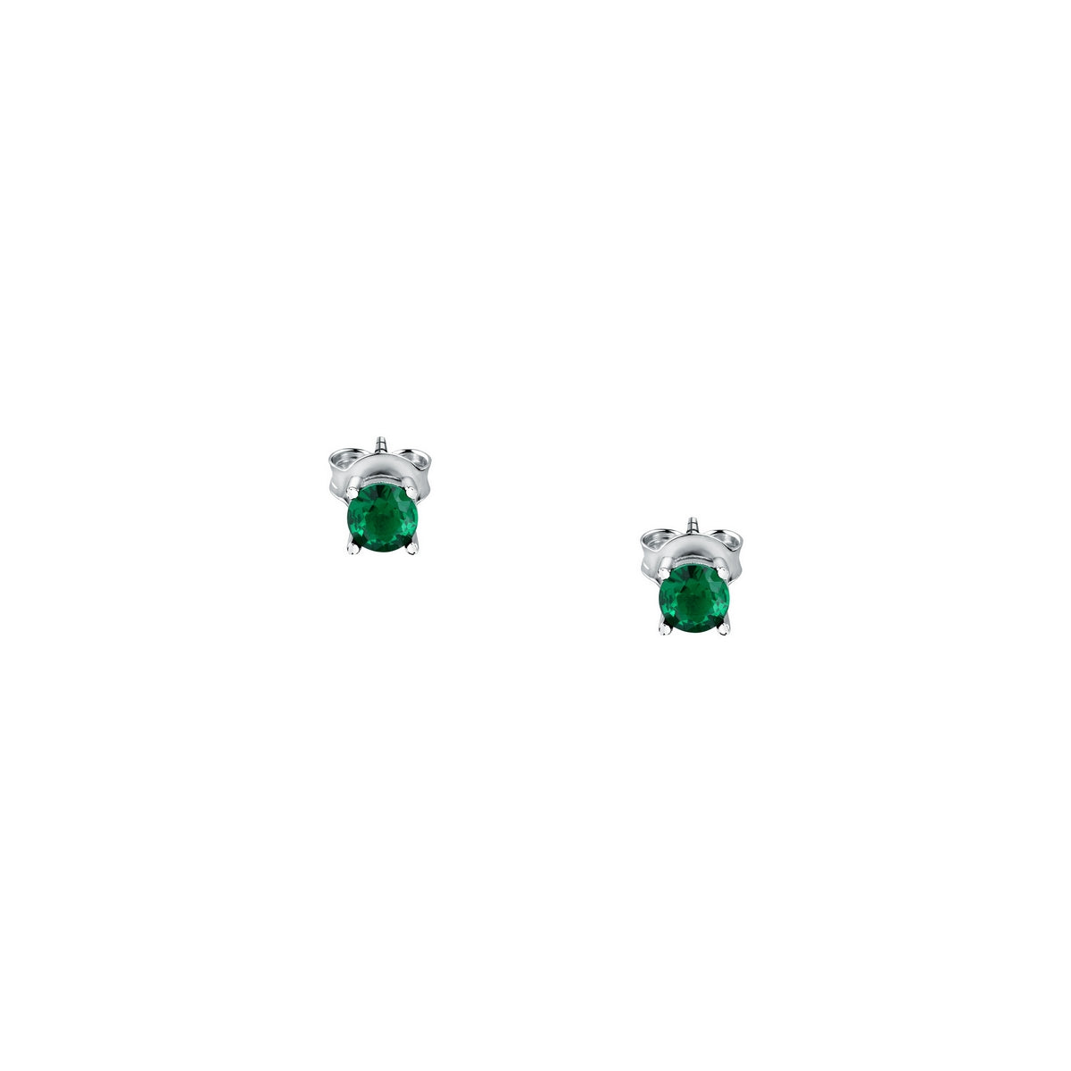 morellato silver tesori recycled 925 silver gn cz stud earrings