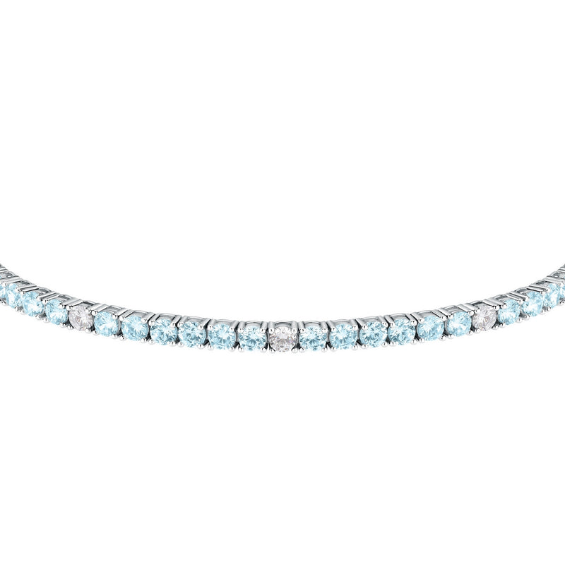 morellato silver tesori r. silver 925 blue cz tennis 16+3