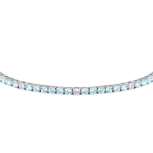 morellato silver tesori r. silver 925 blue cz tennis 16+3