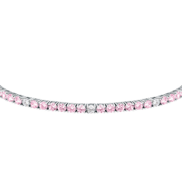 morellato silver tesori r. silver 925 pink cz tennis 16+3