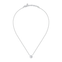 morellato silver tesori recycled 925 silver white cz flower 40+5