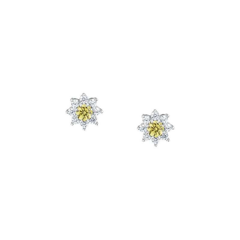 morellato silver tesori recycled 925 silver flower earrings ylw