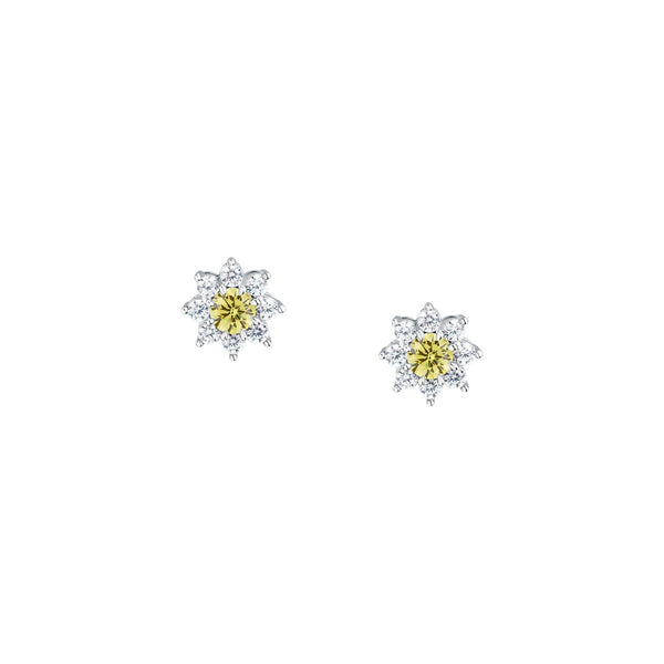 morellato silver tesori recycled 925 silver flower earrings ylw