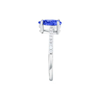 morellato silver tesori recycled 925 silver blue drop cz ring 016