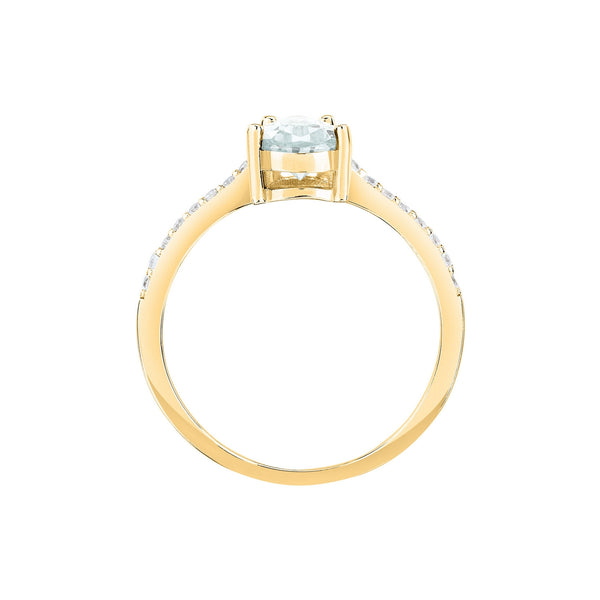 morellato silver tesori r. silver 925 yg drop cz ring 014