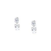 morellato silver tesori recycled 925 silver wt drop cz earrings