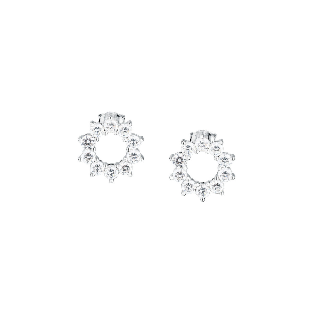 morellato silver tesori earring silv925 rh cz white