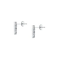 morellato silver tesori earring silv925 rh cz white