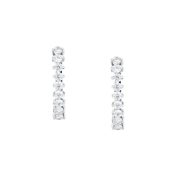 morellato silver tesori earring silv925 rh cz white