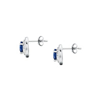 morellato silver tesori earring silv925 rh cz blue+white