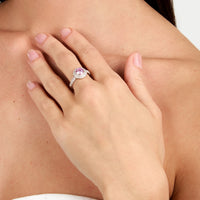 morellato silver tesori ring sil925 rh cz pink+white sz12