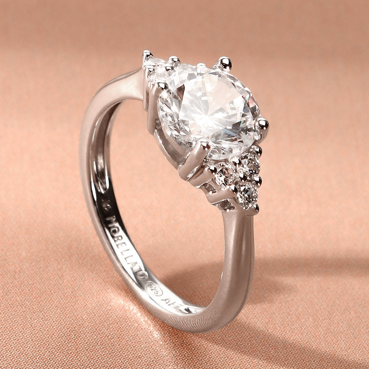 morellato silver tesori ring sil925 rh cz white sz18