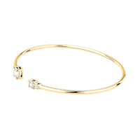 morellato silver tesori bangle silv925 yg cz white 6x5cm