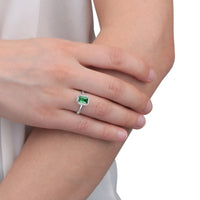 tesori silver ring emera zir silver.925 size 12