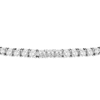 tesori silver bracelet. ss white cz silver.925