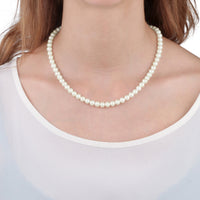 perla neclace 45cm pearl silver.925