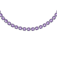 sector woman jewels tennis collection lavendar stone set bracelet