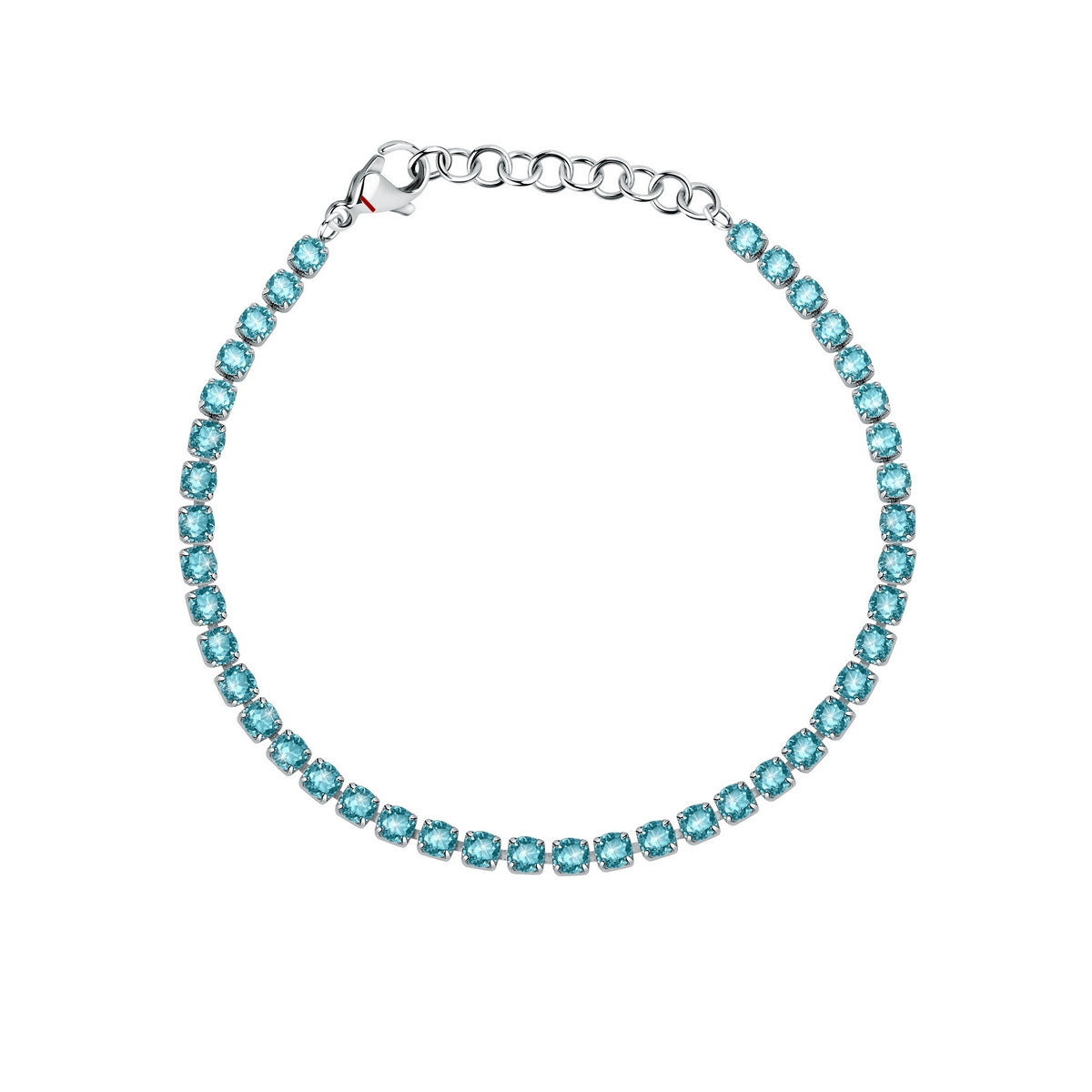 sector woman jewels tennis collection turquoise stone set bracelet