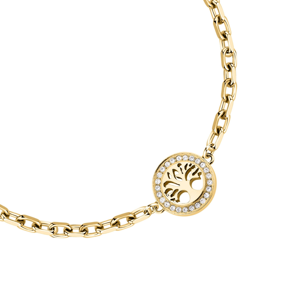 morellato 18k gold plated talismani braceletac tree of life stainless steel yg 16+3cm