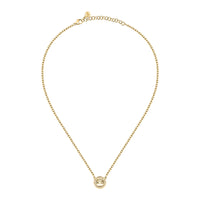 morellato 18k gold plated talismani necklace stainless steel yg crystal 40+5cm