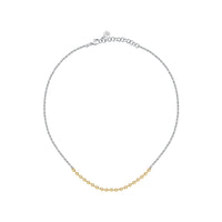 morellato 18k gold plated paioni  necklace with ball chain 38+4cm