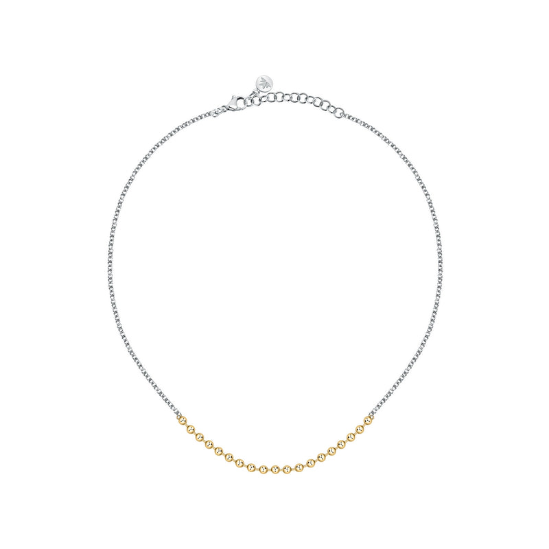 morellato 18k gold plated paioni  necklace with ball chain 38+4cm