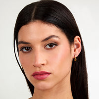 morellato 18k gold plated creole earring heart stainless steel yg 1.9cm