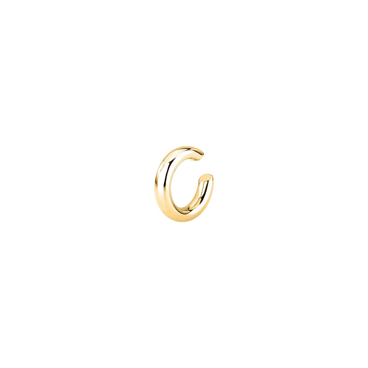 morellato 18k gold plated earcuff earr ss yg 1.6cm
