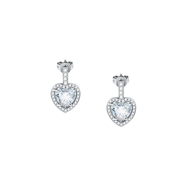 tesori earrings white cz silv.925