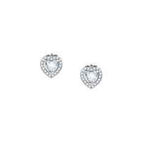 tesori earrings whi cz silver 925