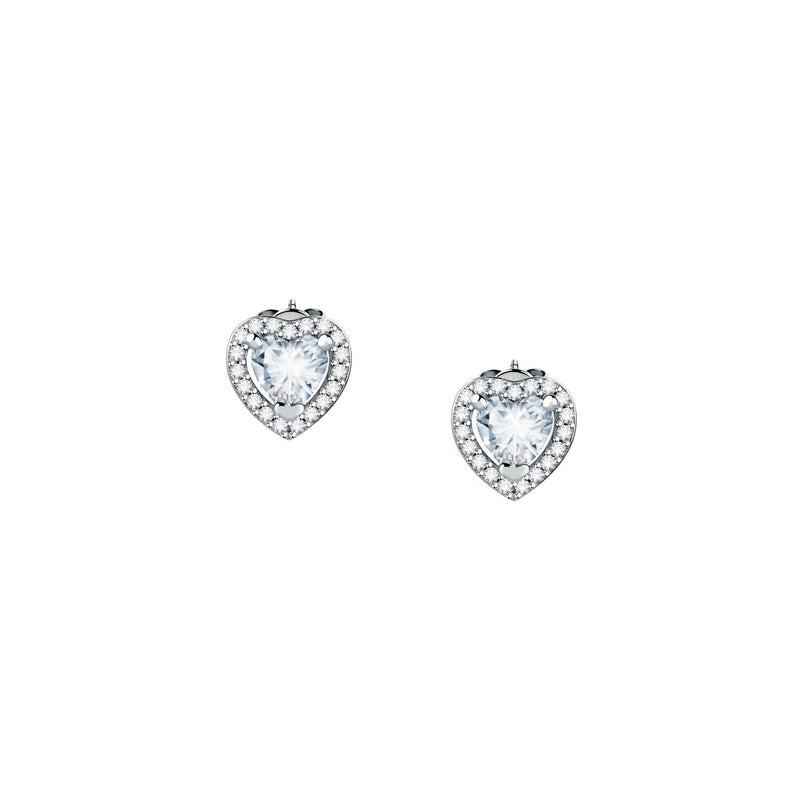 tesori earrings whi cz silver 925