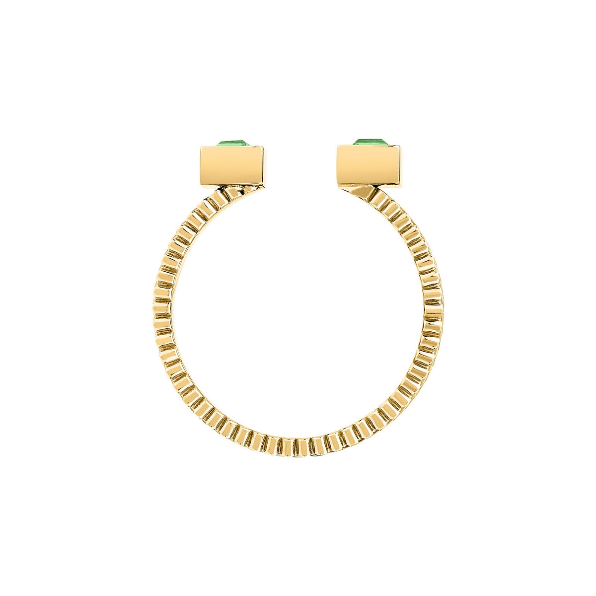 morellato 18k gold plated gioia ring stainless steel yg crystal sz16