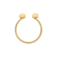 morellato 18k gold plated gioia ring stainless steel yg crystal sz18