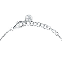 perla bracelet 925 silver single pearl with cz  19cm