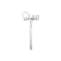perla ring 925 silver pearl with cz 140n+