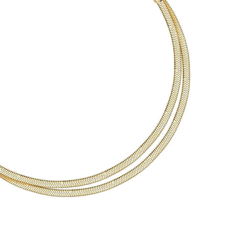 morellato 18k gold plated torchon bracelet  with crystals  15+4cm