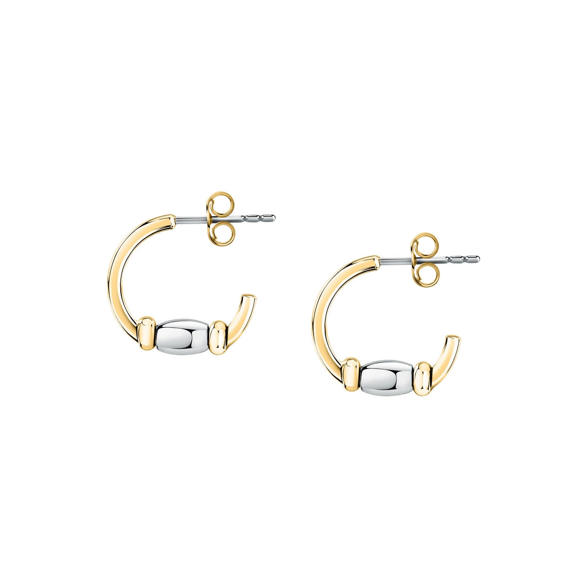 morellato 18k gold plated colori summer  hoop earrings bead