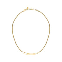 morellato 18k gold plated design necklace stainless steel yg 40+5cm