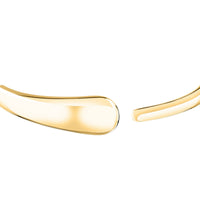 morellato 18k gold plated design bangle (medium) stainless steel yg 6x5cm