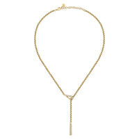 morellato 18k gold plated design necklace stainless steel yg crystal 40+5cm