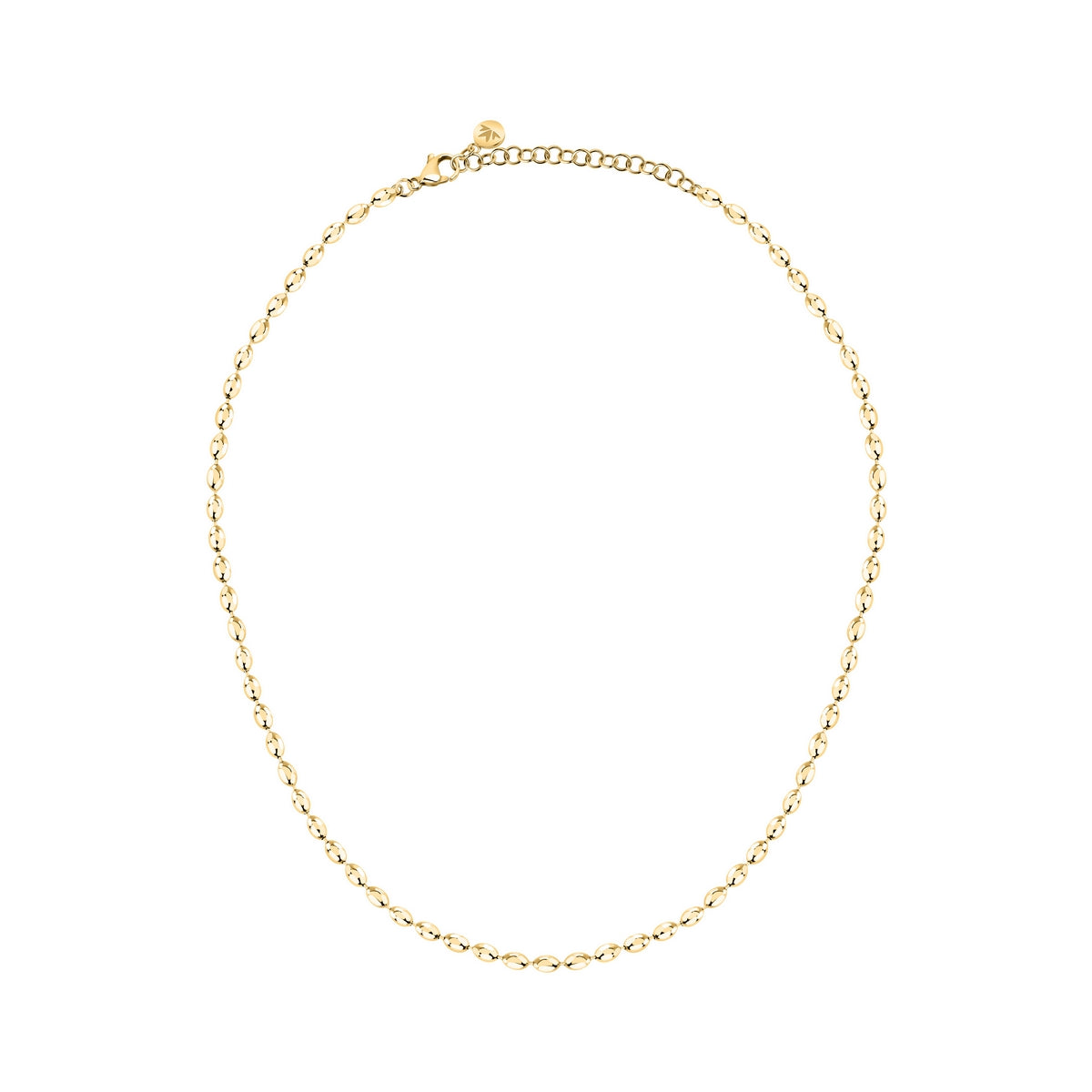 morellato 18k gold plated intrecci necklace stainless steel yg 40+5cm