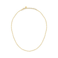 morellato 18k gold plated intrecci necklace stainless steel yg 40+5cm