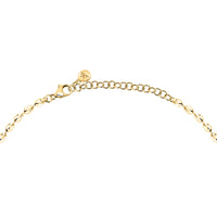 morellato 18k gold plated intrecci necklace stainless steel yg 40+5cm
