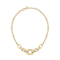 morellato 18k gold plated vintage bold necklace stainless steel gold plated chain 40+5cm