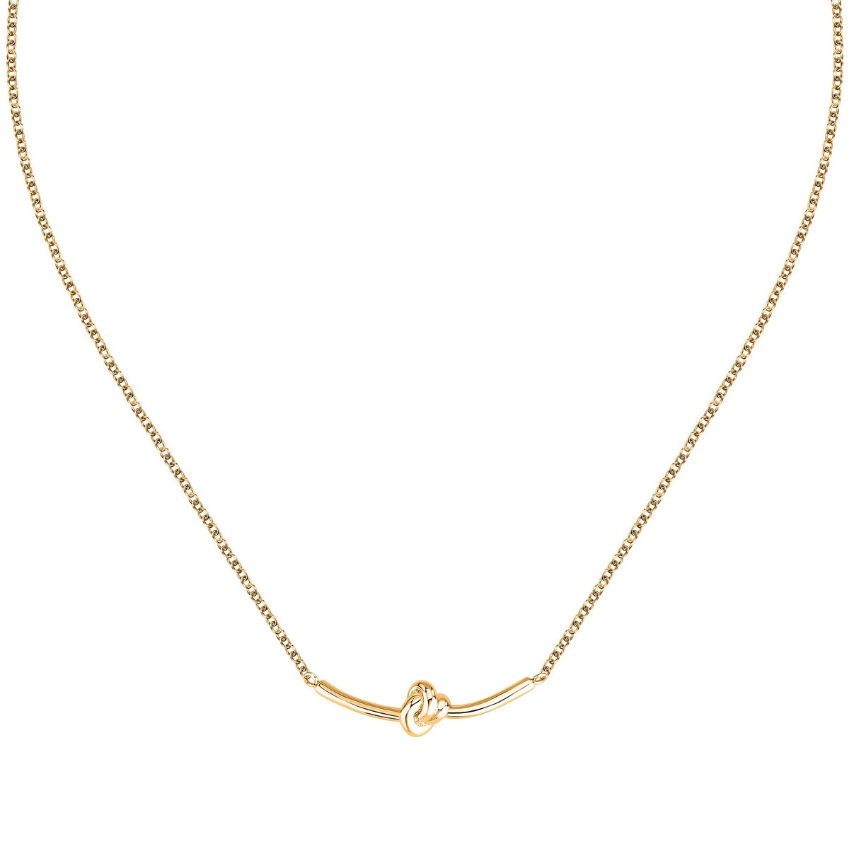 morellato 18k gold plated legame neckl ss yg 40+5cm