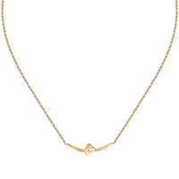 morellato 18k gold plated legame neckl ss yg 40+5cm