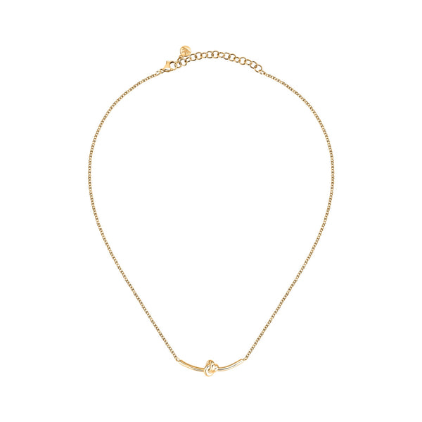 morellato 18k gold plated legame neckl ss yg 40+5cm